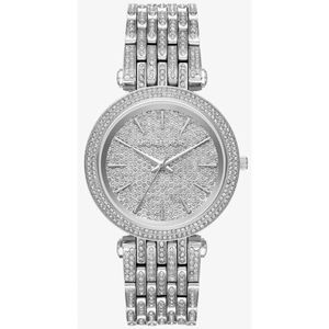 Michael Kors Darci crystal glitz silver tone watch